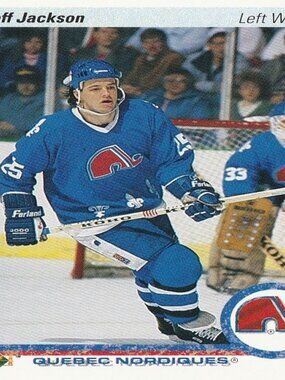 Jeff Jackson - 1990 Upper Deck Hockey Card